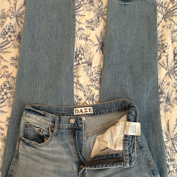 Daze Women's Blue Flare Jeans - Picture 1 of 5